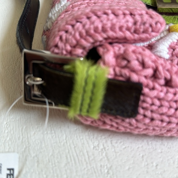 FENDI Knit Floral baguette - Picture 7 of 11